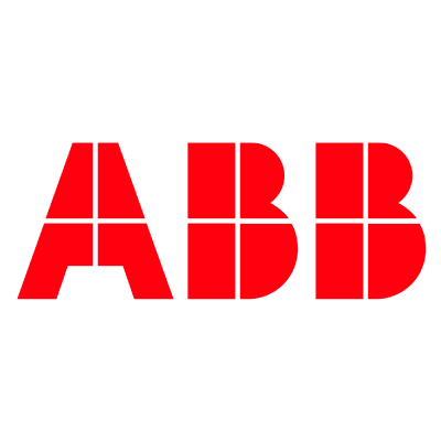 ABB logo in red text