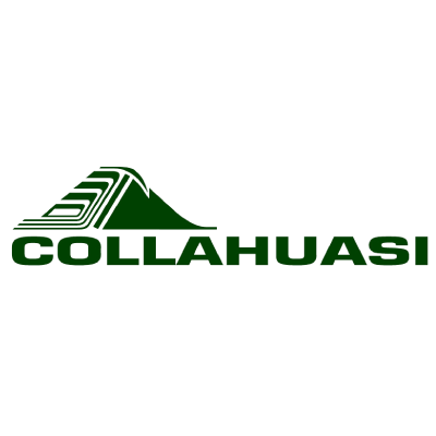 Collahuasi logo with green mountain graphic and text.