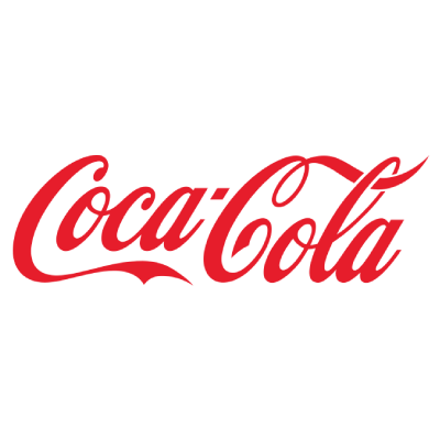 Coca-Cola logo in red script